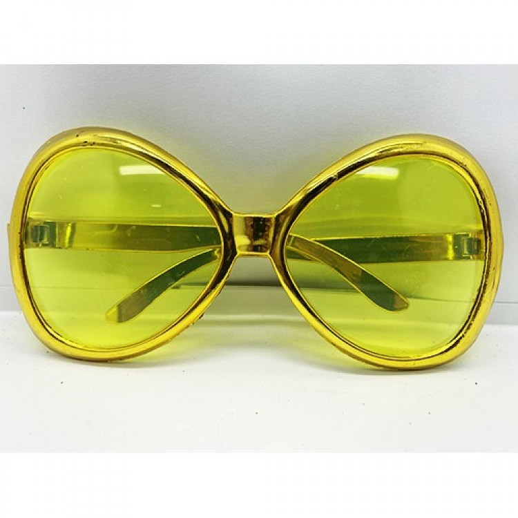 Golden Color Yeşilçam Nostalgia 80s 90s Party Glasses 7x16 cm Golden Color Yeşilçam Nostalgia 80s 90s Party Glasses 7x16 cm