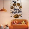 Halloween-Themed Pumpkin Wall Sticker Set