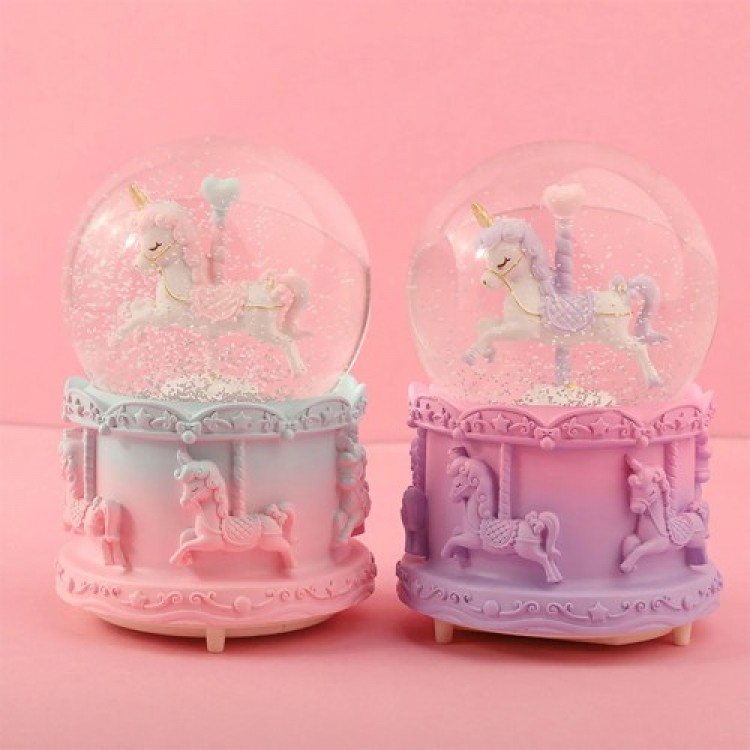 Medium Unicorn Snow Globe