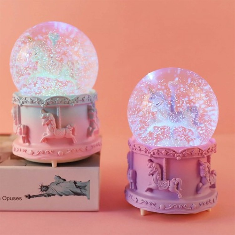 Medium Unicorn Snow Globe