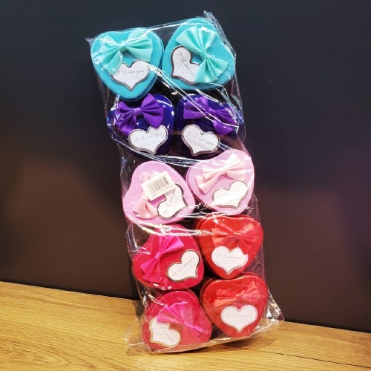 Heart-Shaped Metal Box