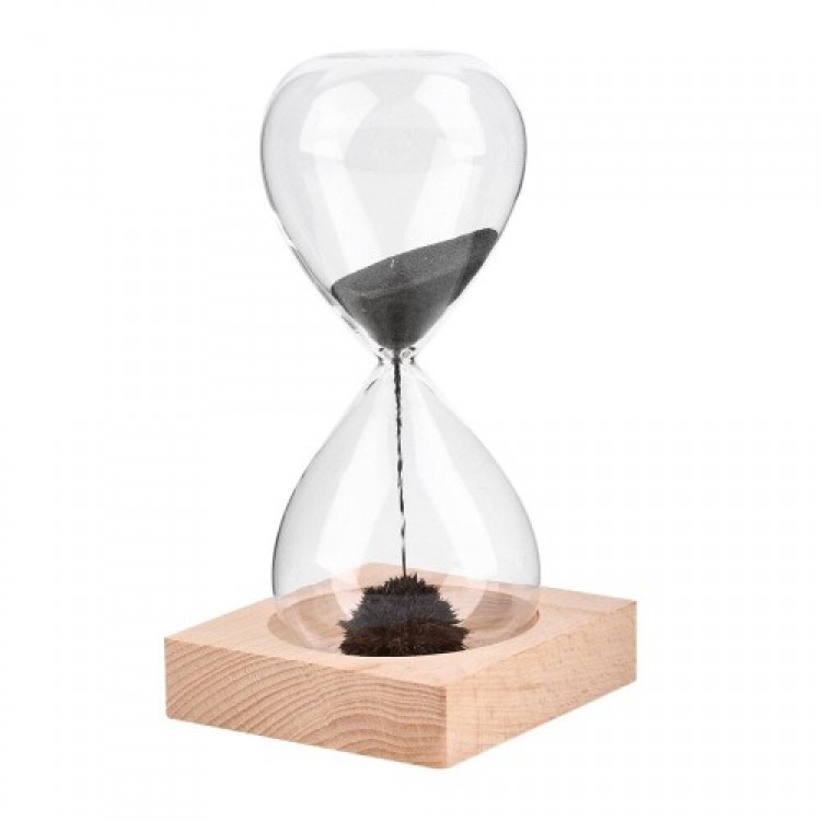 Wooden Magnetic Hourglass Wooden Magnetic Hourglass