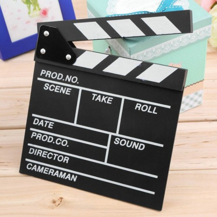 Mini Boy Decorative Cinema Clapperboard Mini Boy Decorative Cinema Clapperboard