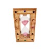 Wooden Illuminated Hourglass