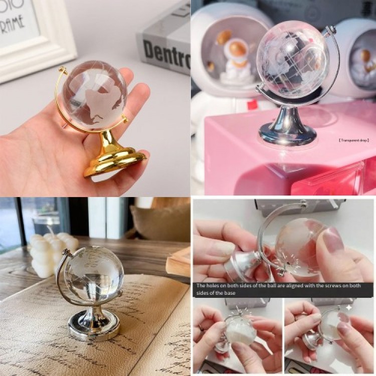 Large Crystal Glass Globe