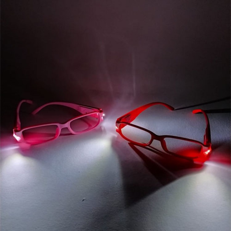 Colored LED Light Reading Glasses Colored LED Light Reading Glasses