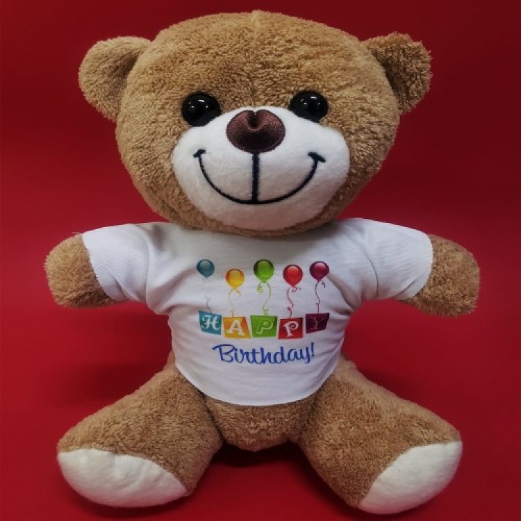 Happy Birthday T-Shirt Bear