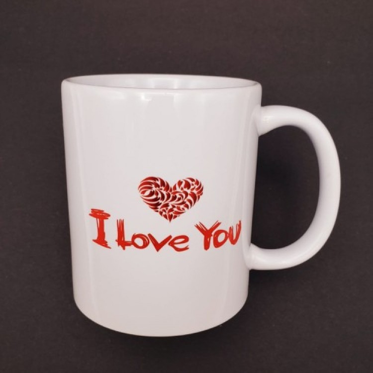 I Love You Printed Mug