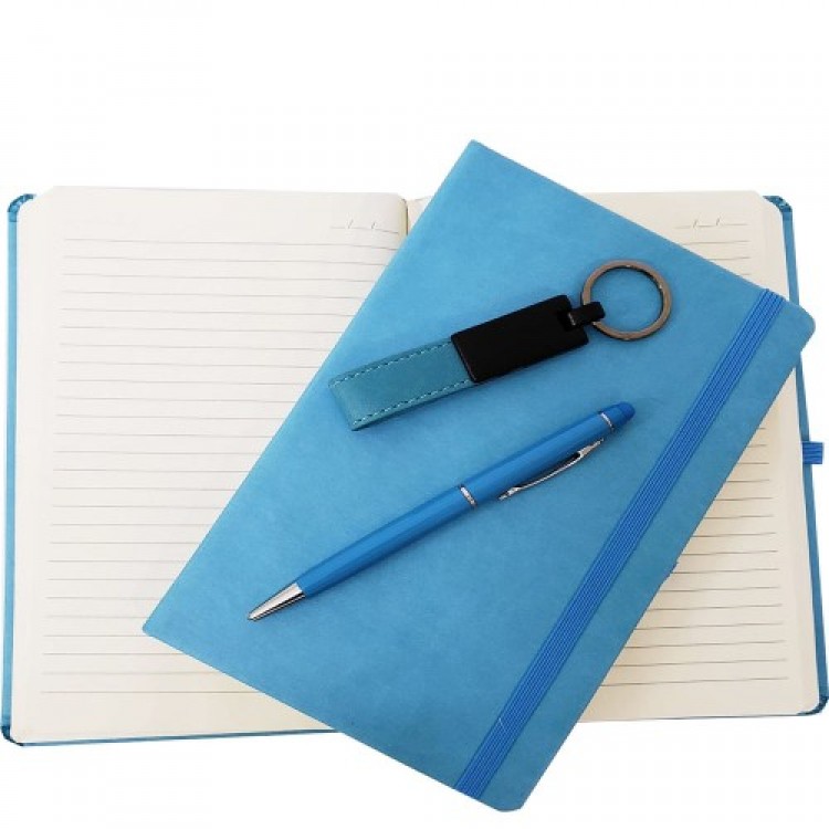 Turquoise Pen Keyring Gift Set