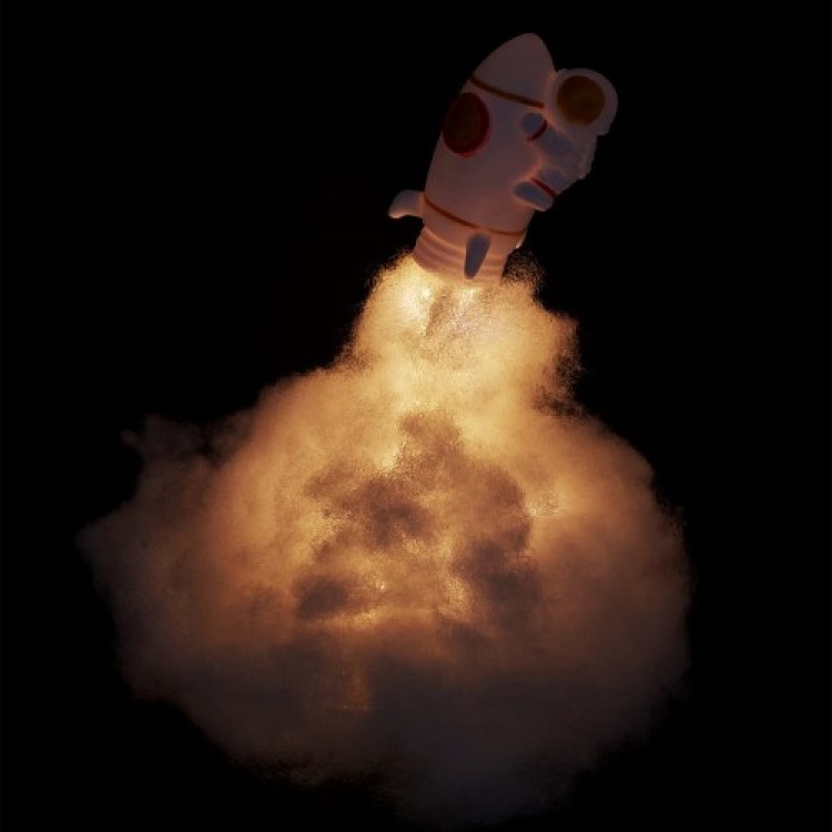 Flying Astronaut Design Night Light