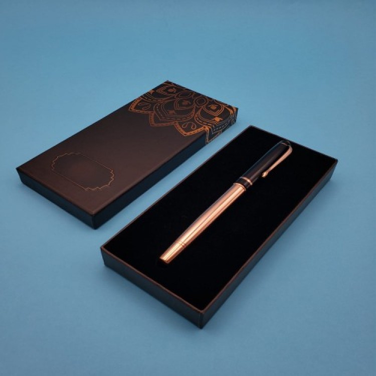 Boxed Roller Metal Pen