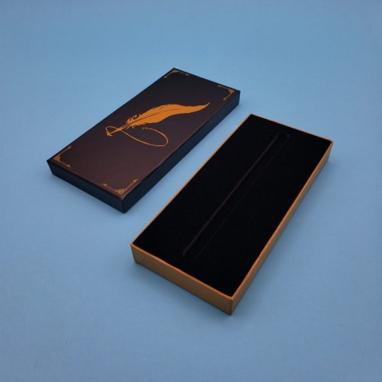 Pencil Case with Feather Pen Motif Pencil Case with Feather Pen Motif