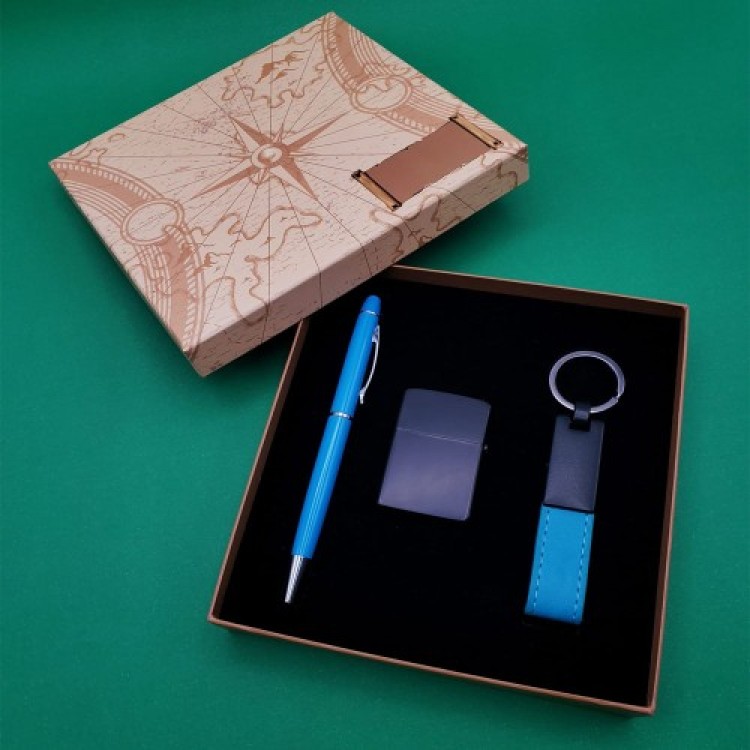 Turquoise Pen Lighter and Keyring
