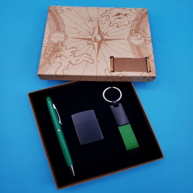 Pen Keychain Lighter Special 3-Piece Gift Set