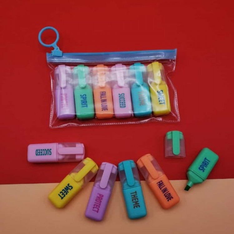 6-Pack of Highlighter Pens 6-Pack of Highlighter Pens