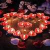 Heart-Shaped 50 Tealight Candle