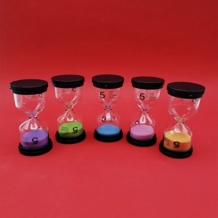 Wooden Decorative Hourglass 5 Minutes