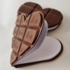 Heart-Shaped Chocolate Notepad