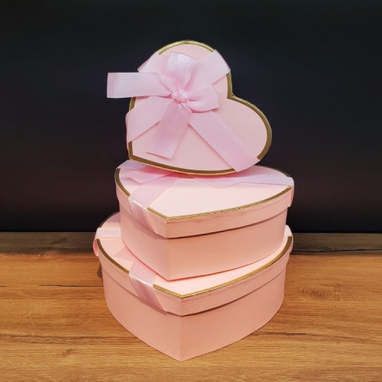 Heart-Shaped Gift Box, 3 Different Sizes