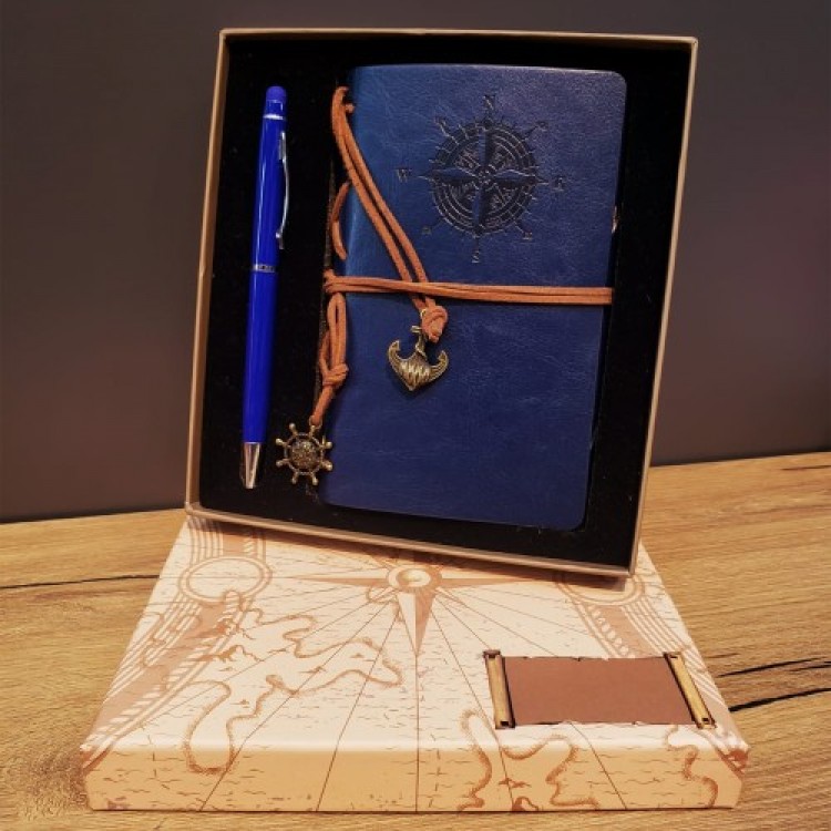 Compass Notebook and Ballpoint Pen Set Compass Notebook and Ballpoint Pen Set