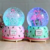 Large Flamingo Snow Globe