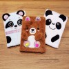 Panda-Designed Plush Notebook