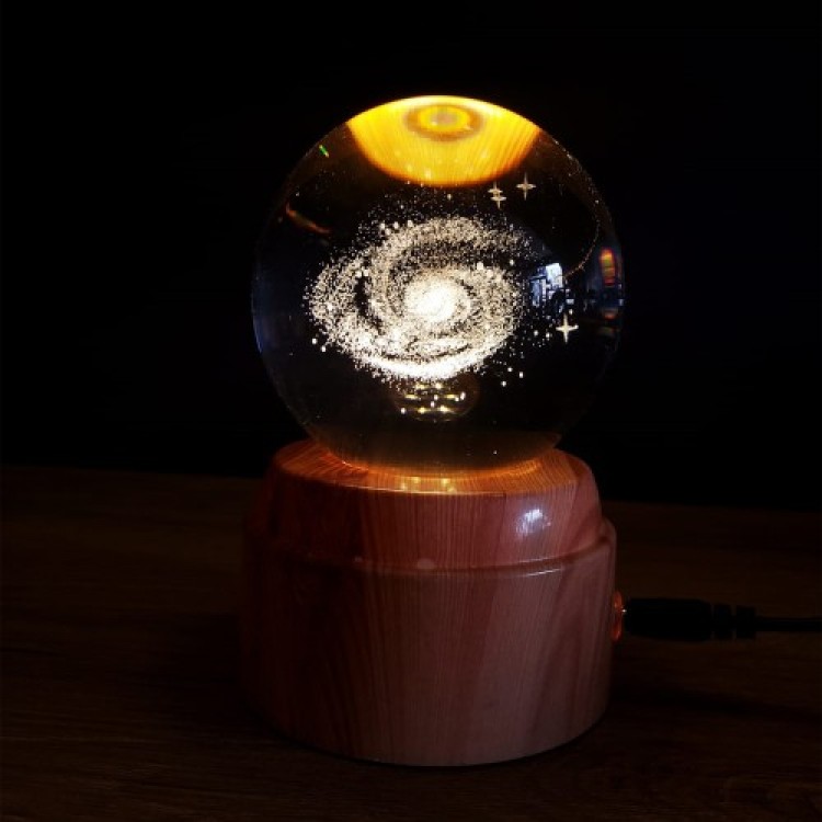 Decorative Galaxy Planet Design Rotating Table Lamp