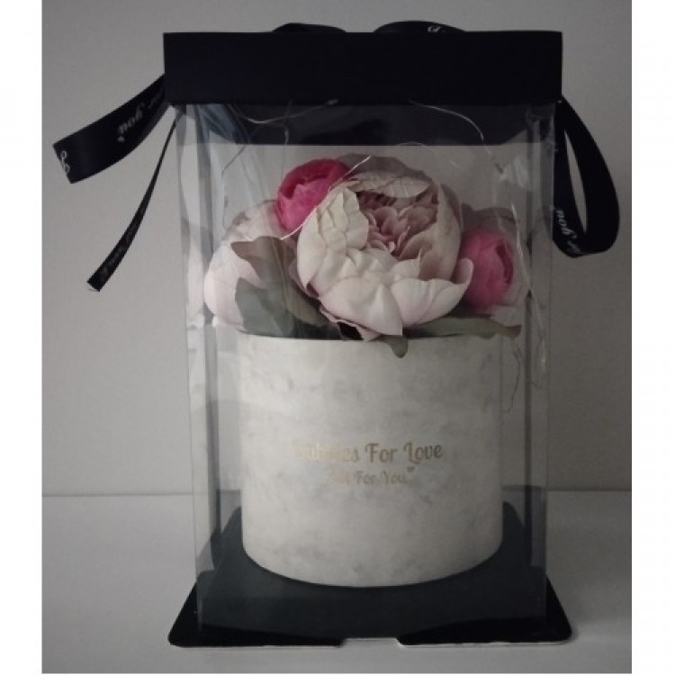 Pink Valentine's Day Gift with LED Lights Pink Valentine's Day Gift with LED Lights