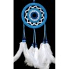 12 cm Turquoise Feathered Wall Decoration 12 cm Turquoise Feathered Wall Decoration