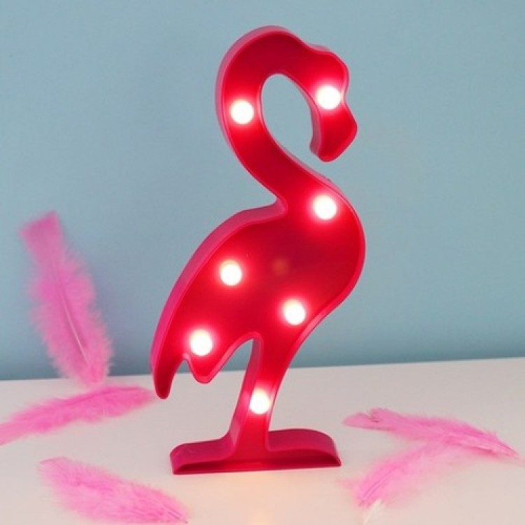 LED Flamingo Night Light