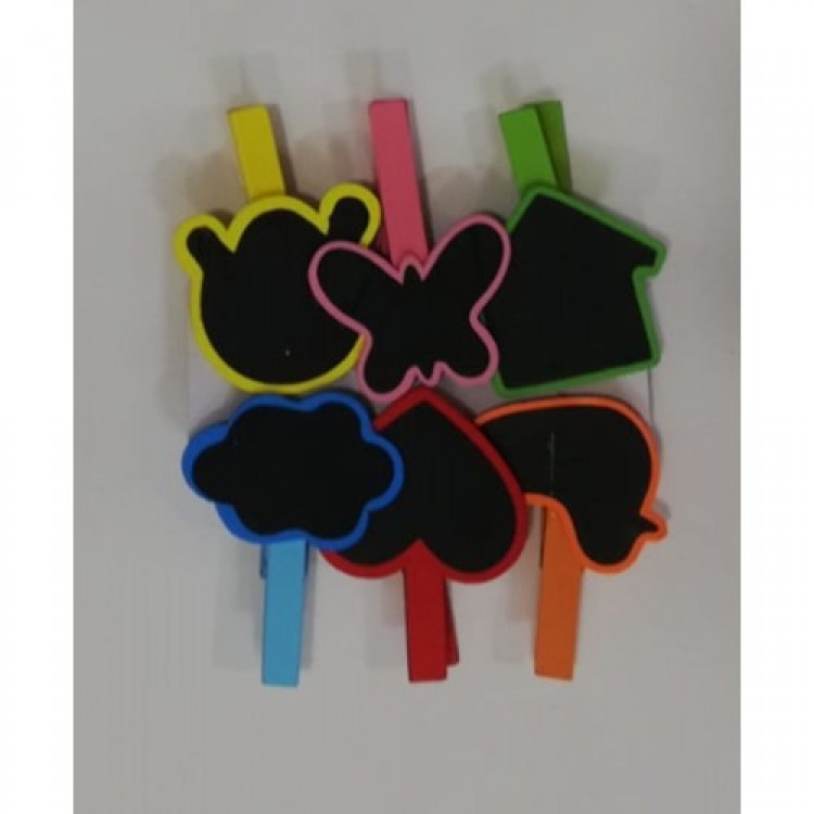 Patterned Clipboard with Notes (Set of 6 - 10 Packs)