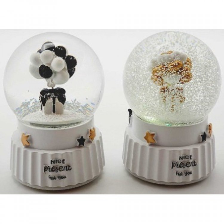 Large Balloon Snow Globe