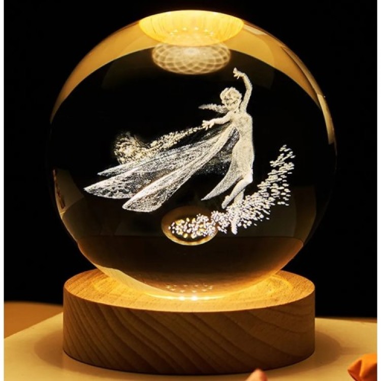 Decorative Angel Design Wooden Base Lighted Glass Globe Large Size Glass: 8cm Wood: 2cm Decorative Angel Design Wooden Base Lighted Glass Globe Large Size Glass: 8cm Wood: 2cm