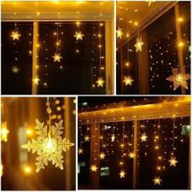 Snow 4m 96 LED 19 Eaves 40-50-60cm Daylight snowflake size: 7cm