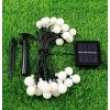 Solar 5m 28 LED Daylight Black Wired