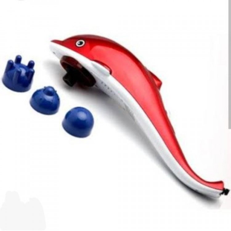 Dolphin-Shaped 3-Head Massage Tool | Multi-Functional Relaxation