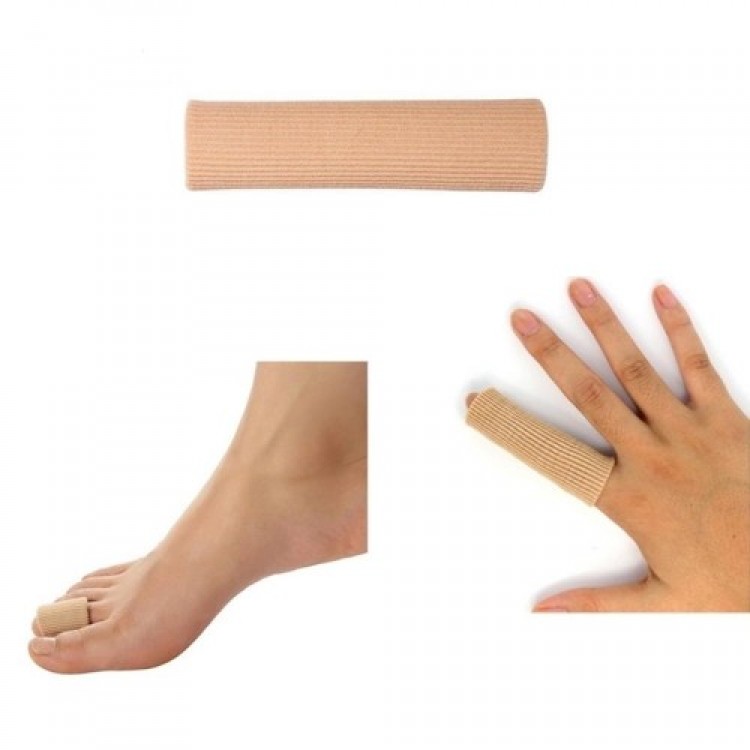 Teo Fabric-Covered Gel Silicone Tube for Hand and Foot Finger Protection