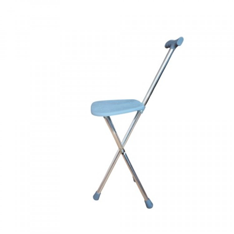 Folding Seat Cane Portable Chair Cane