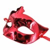 Red Color Costume Party Extra Bright Ball Mask 15x10 cm