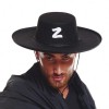 Z-Logo Adult Size Zorro Hat with Ties Z-Logo Adult Size Zorro Hat with Ties