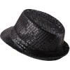 Children's Size Black Sequin Hat Performance Hat Michael Jackson Hat Size 54