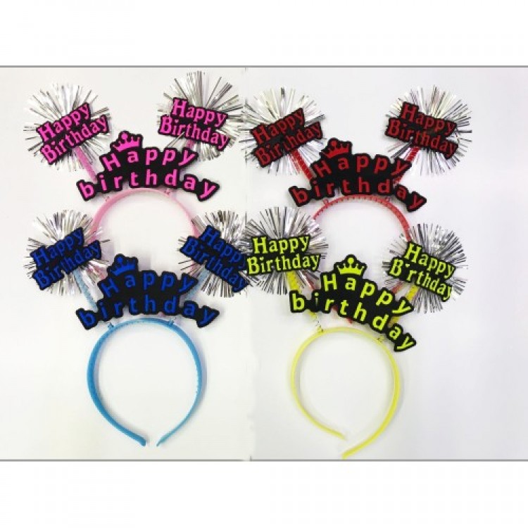 Happy Birthday Neon Color Birthday Crown 12 Pieces Happy Birthday Neon Color Birthday Crown 12 Pieces