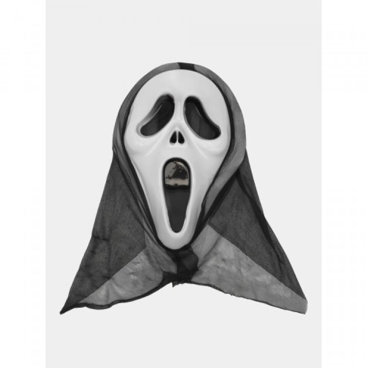 Hooded Scream Mask - Ghost Mask 33x21 cm