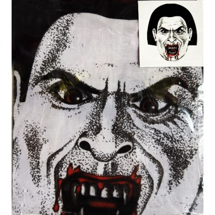 Face-Adhering, Full-Coverage Stretch Blood-Stained Vampire Mask Cloth Mask Model 2-2