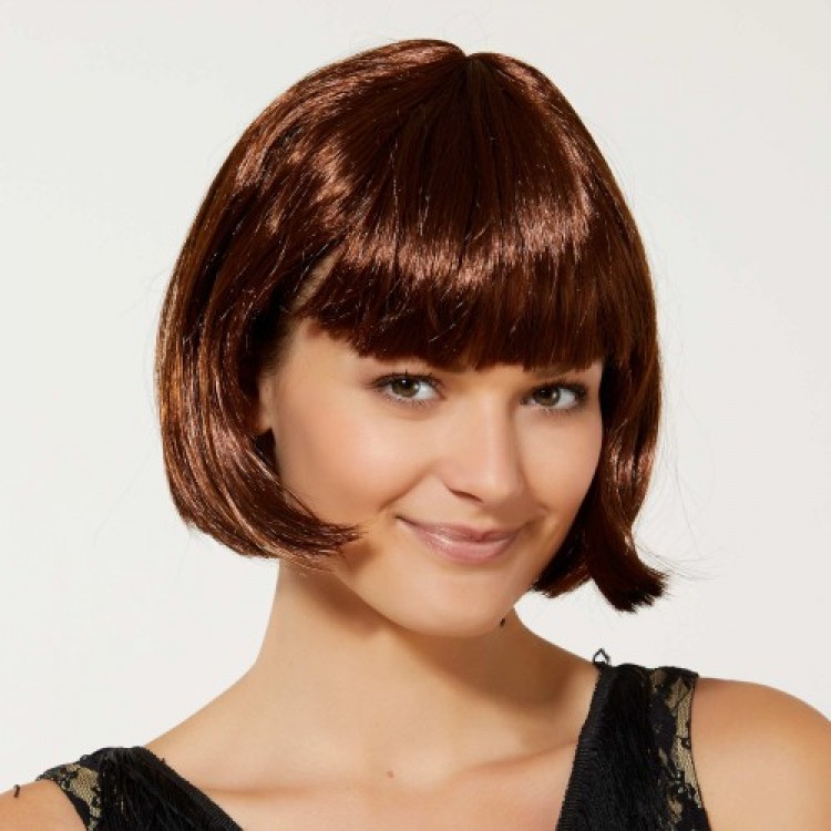 Brown Party Wig with Short Hair Brown Party Wig with Short Hair