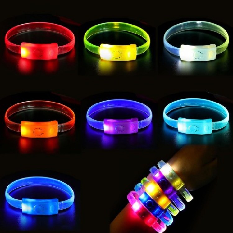Festival & Party LED Wristband Printable 3 Different Modes Light 1 Piece Festival & Party LED Wristband Printable 3 Different Modes Light 1 Piece