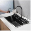 Smart Waterfall Kitchen Sink with Digital LED Display Set
