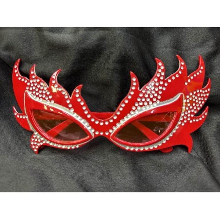 Stoneless Dazzling Night's Star Red Party Flame Glasses Stoneless Dazzling Night's Star Red Party Flame Glasses