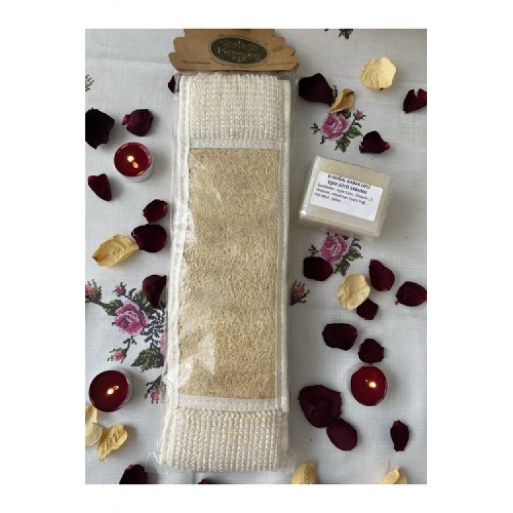 Long Back Gourd Fiber and Donkey Milk Natural Soap Fiber Long Back Gourd Fiber and Donkey Milk Natural Soap Fiber