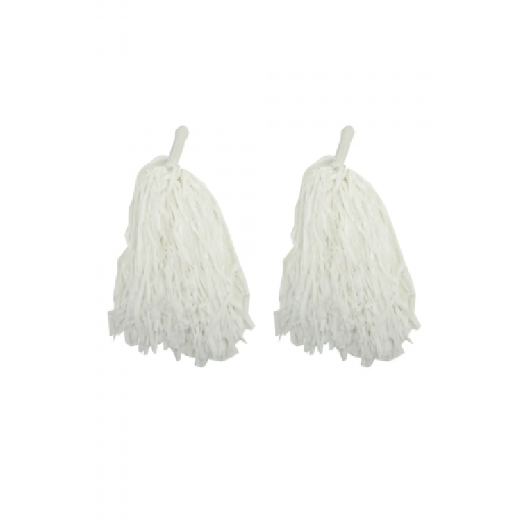 WHITE COLOR SHOW POMPOM WHITE COLOR SHOW POMPOM